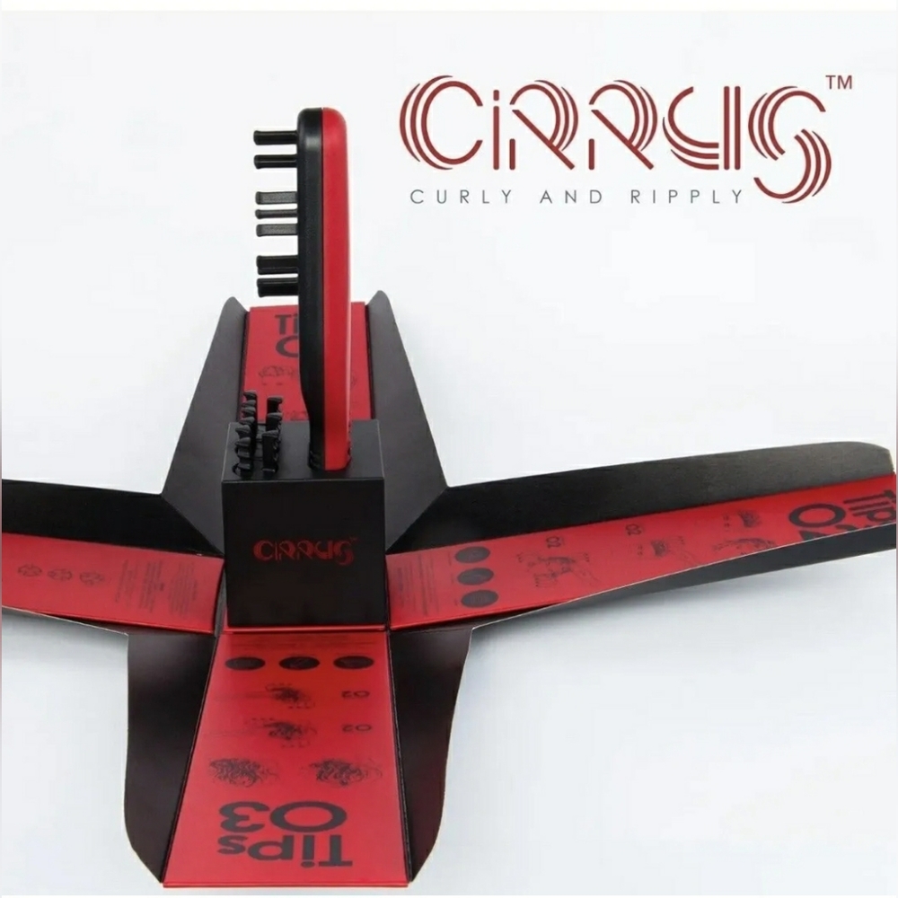 New CIRRUS Curly & Ripply Hair Styling Waver Tool No Heat Curls Styler Tool